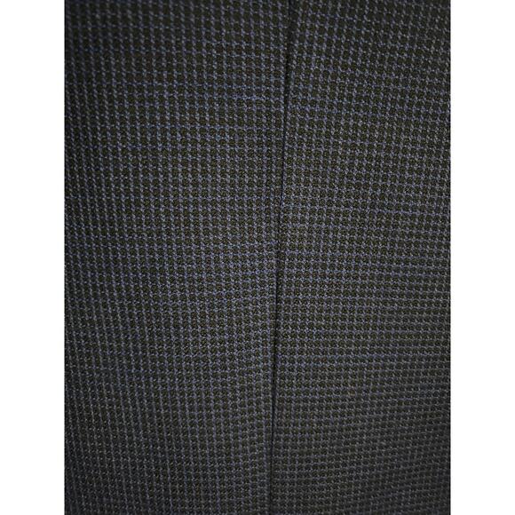 Jos A Bank Traveler blazer sports coat men size 40 long slim navy houndstooth - Picture 3 of 7